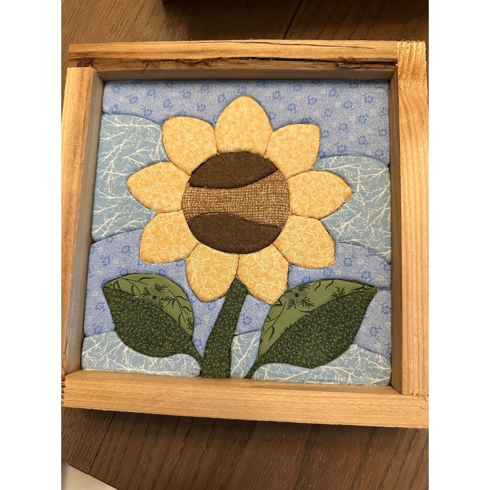 Kinusaiga kit beginner Sunflower fabric tools Cedar frame included 8x8 Japanese